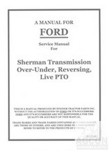 Ford tractor sherman - ford, 9n
